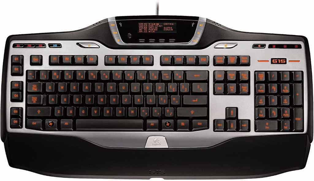 product photo of a Logitech G15 Gaming Keyboard